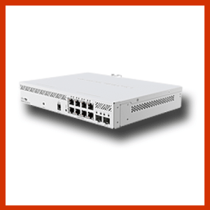 mikrotik css610 8p 2s in sideview