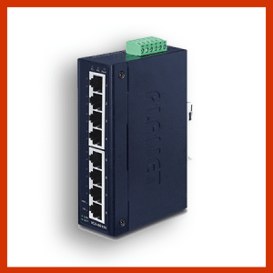 8 port gig managed industrial switch